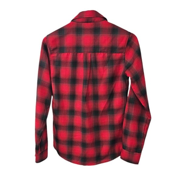 DIXXON Womens Fireside Flannel Black Rifle Coffee Co Button Up Size Small Plaid - Picture 3 of 8